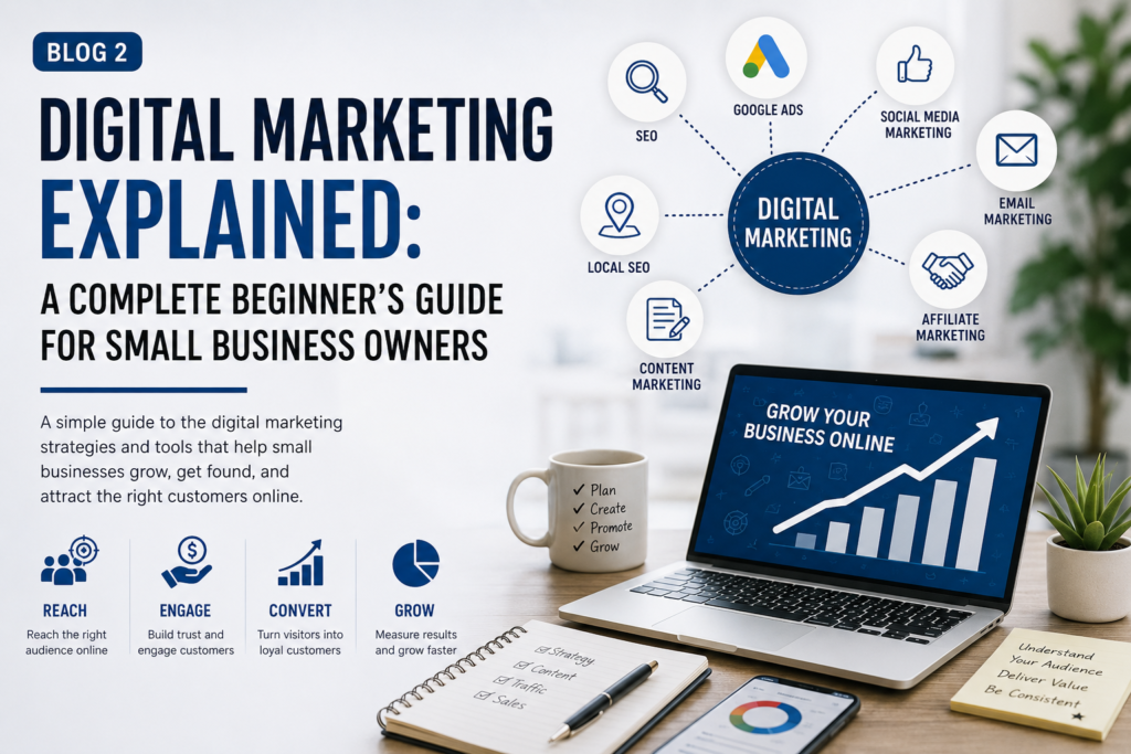 Digital Marketing Explained: A Beginner’s Guide for Small Business Owners